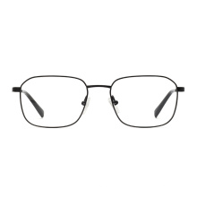 Gafas de marco de lentes ópticas de titanio cuadrado unisex